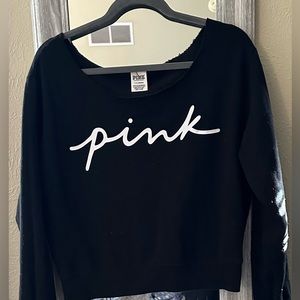 Women’s PINK Cropped Sweatshirt